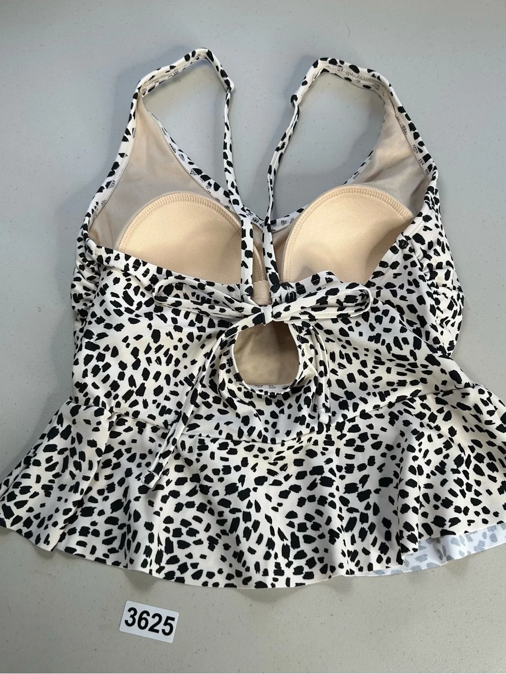 Kona Sol Tankini Top Medium Animal Print